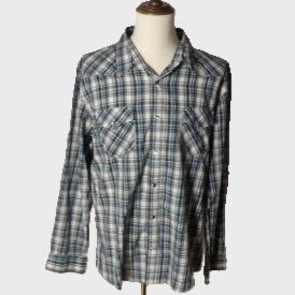 Levi's Other - Levi's pearl snap button XXl flannel shirt